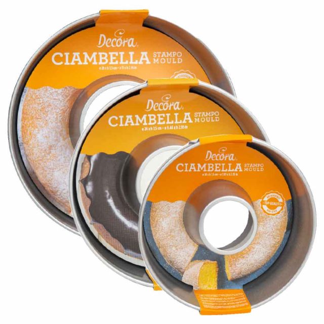 Stampo rotondo per ciambella antiaderente h 7,5 cm