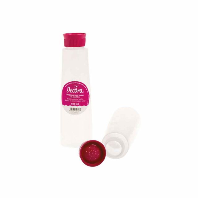 Bottiglia Dispenser per bagna con tappo forato e scala graduata 500 ml