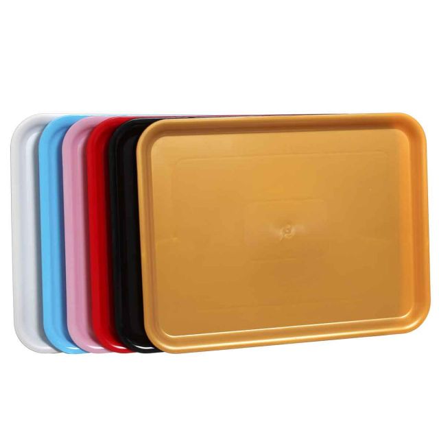 1 Vassoio da servizio in plastica 30x40 cm colori a scelta