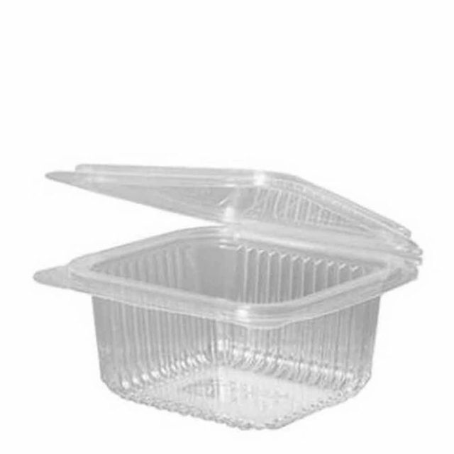 50 Pezzi VASCHETTE per Alimenti Uso Freddo con Coperchio GGroup 13 Formati SELEZIONABILI Pet 250cc 138x118x35 
