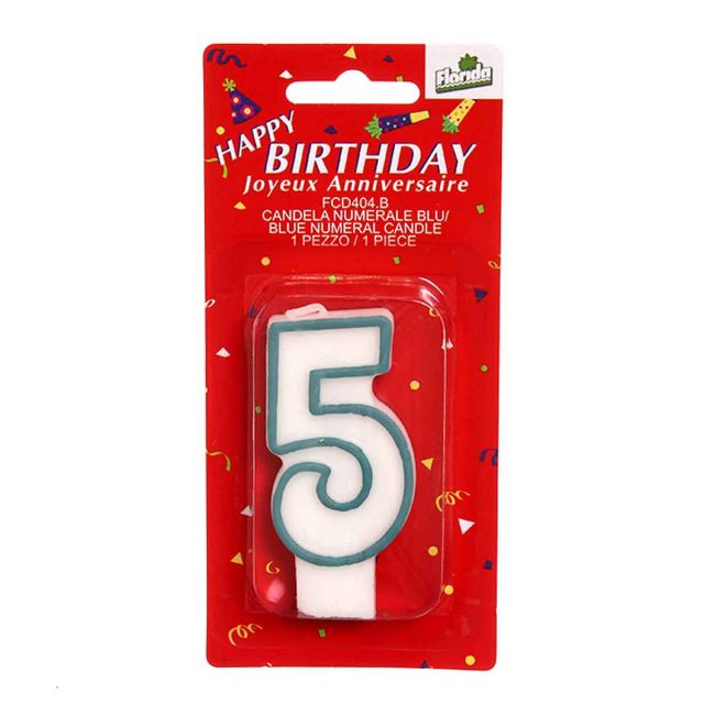 Candela per torta di compleanno simpatica Decorazione candelina anni numero  colorata forniture Feste Compleanni Anniversari (Numero 2)