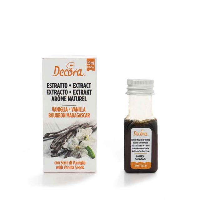 Estratto naturale liquido di Vaniglia del Madagascar 20 g Decora
