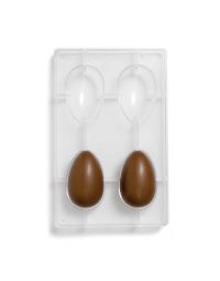 Stampo per Uova di cioccolato da 70g in policarbonato 4 cavità