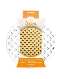 Griglia Tagliapasta arabesco per crostata in plastica tonda Ø30cm
