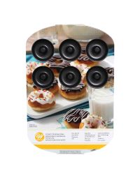 Stampo per 12 ciambelline di Ø6 cm in metallo antiaderente