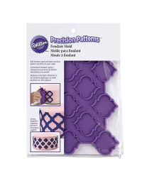 Stampo tappetino in silicone con motivo graticolato per decorazione Wilton