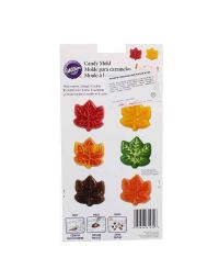 Stampo 9 cioccolatini a forma di foglia d'acero Ø4 cm Wilton