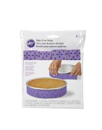 6 fasce termiche regolabili per torte e pan di spagna da 90, 63, 25 cm Wilton