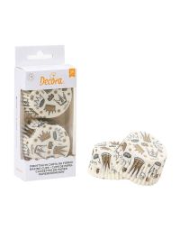 36 Pirottini in carta Decora Corona per cottura muffin Ø5 x h 3,2 cm