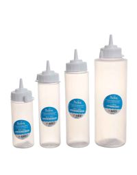 Dispenser Dosatore in plastica con beccuccio e tappo Ø4mm