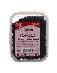 Gocce di cioccolato per decorazione dolci 70 g Graziano