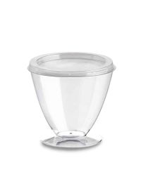 Bicchierini monoporzione Shuttle 165cc con coperchio piatto