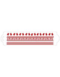 Stencil per torte Christmas Gifts regali di natale 7x30 cm Decora