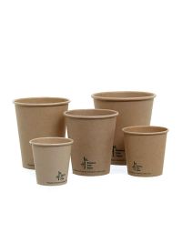 Bicchieri di carta naturale Bamboo