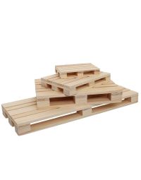 Mini pallet bancale di legno tagliere per servizio o esposizione