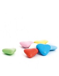 Confetti di cioccolato cuoricini colorati per decorazione