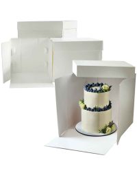 Scatole per torte con coperchio bianca Premium