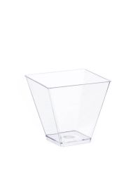 Bicchierini monoporzione quadrati 200ml per finger food e dolci
