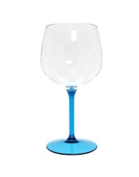 Bicchieri Calici Balloon Tonic gambo blu riutilizzabili 580cc 