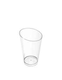 25 Bicchierini finger food Conico trasparente 75cc