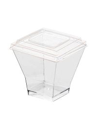 Monoporzioni Pagoda 200cc riutilizzabili con coperchio