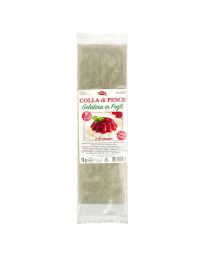 Gelatina in fogli colla di pesce per dolci 12 g