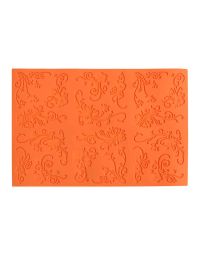 Tappetino in silicone arancione fiori