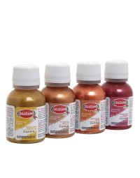 Colorante per alimenti liquido metallizzato Glamour rubino 25 g