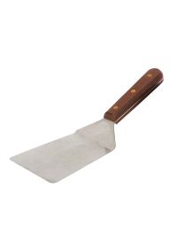 Spatola per lasagne con lama in acciaio inox e manico in legno 15 cm