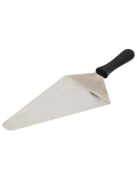Spatola triangolare grande da trancio pizza in acciaio inox 27 cm