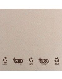Dettaglio trama Tovaglie di carta ecofriendly quadrate 100x100 cm Okay ecru naturale