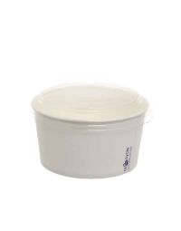 Ciotole con coperchio bianche rotonde 1000ml
