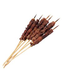 Spiedini di legno grandi con arrosticini