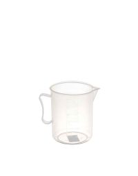 Brocca in plastica trasparente con scala graduata incisa 250 ml