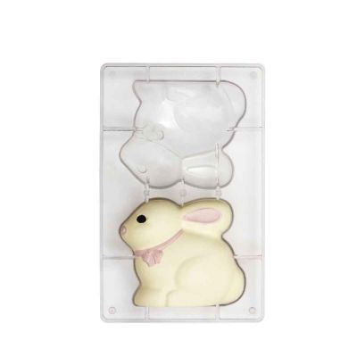 Coniglietto di cioccolato realizzato con stampo Decora