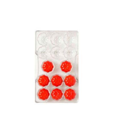 Stampo 14 Praline di cioccolato Arianna in policarbonato Ø 3,3 cm Decora 