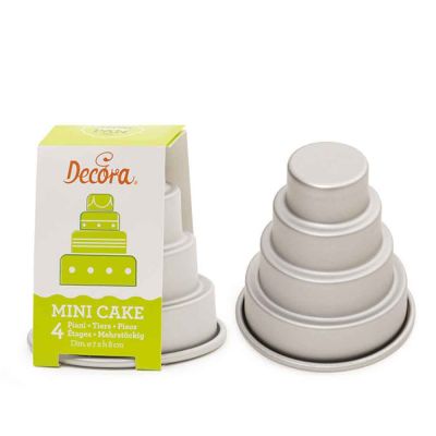Stampo Mini Cake 4 piani Ø7cm Decora
