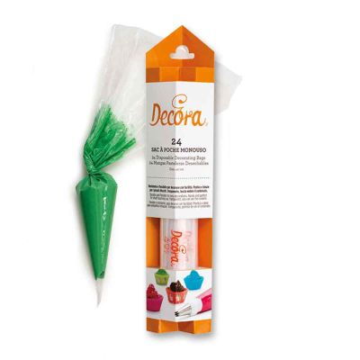 Sac a poche monouso 40cm Decora con preparazione verde