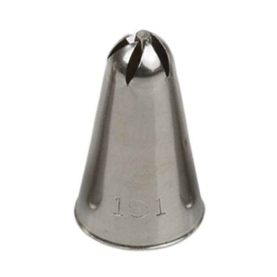 Beccuccio cornetto fiore 191 in acciaio inox Ø1,8 x 3,2 cm