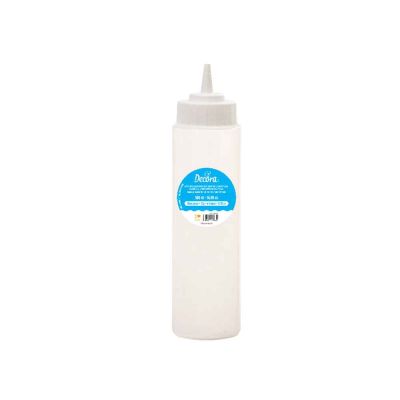 Dispenser Dosatore in plastica 500 ml con beccuccio e tappo Ø4mm