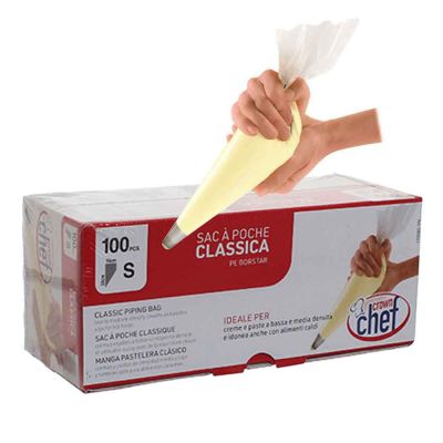 100 Sac a poche tasca pasticcere professionali 30x16cm piccole