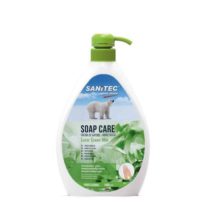 Soap Care sapone liquido mani Luxor Green Aloe Sanitec 1 L