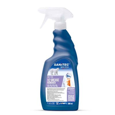 Smacchiatore X2 per sporco grasso sciogli-macchia Sanitec 500 ml