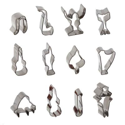 Set 12 Cutters Tagliapasta in acciaio inox strumenti musicali