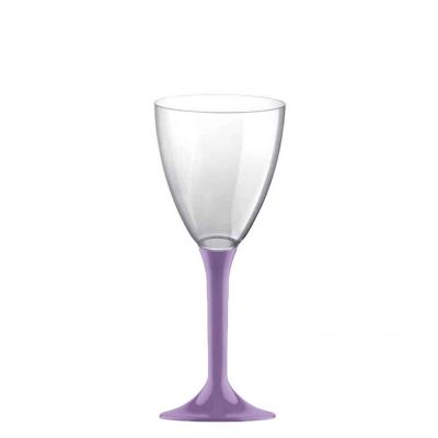 20 Calici vino lavabili lilla 180cc