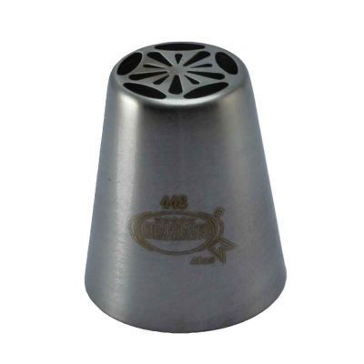 Beccuccio russo tulipano dritto 448 in acciaio inox Graziano