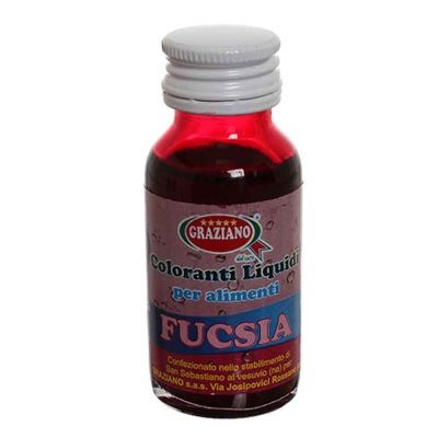 Colorante liquido concentrato per alimenti fucsia 35 g