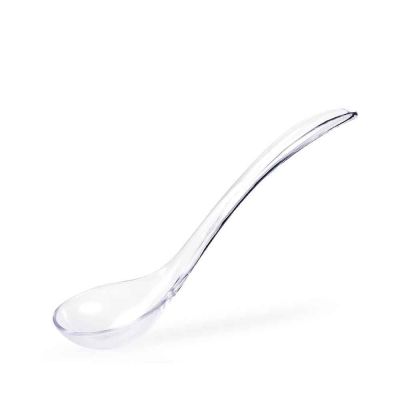 Cucchiaini finger food di plastica Gusto trasparente 8 cm
