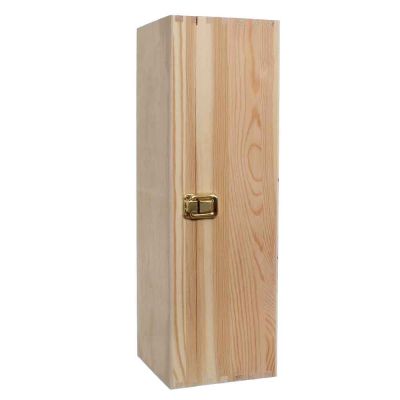 Cassetta scatola in legno per 1 bottiglia magnum da 1,5 lt