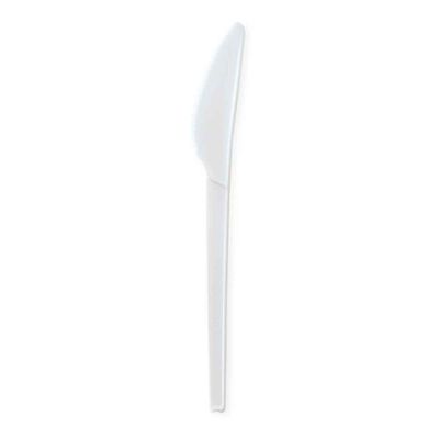 Coltelli in CPLA compostabile bianchi 16,5 cm